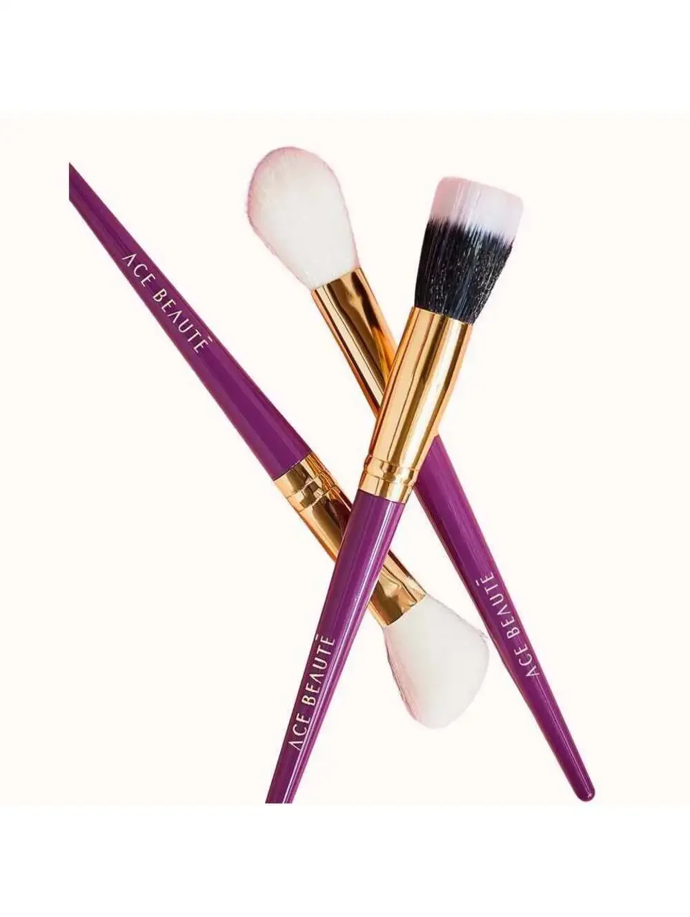 Ace Beaute: 3 Piece Face Brush Set